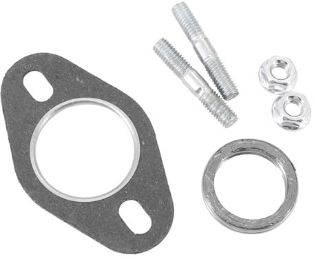 Dokili Auspuffdichtung + Auspuff Stehbolzen + Krümmer Dichtung Set für 50ccm Roller