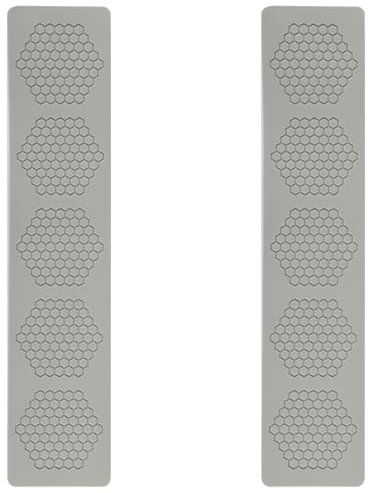 Rumyve 2pcs Honeycomb Molds,Chocolate Cake Baking Mold,Honeycomb Shape Embossing Mat Chocolate Mould for Baking Fondant Cupcake Cake Decorating