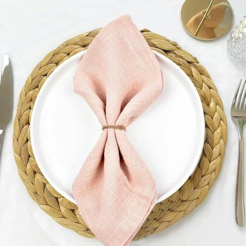 FUPOHUA Baumwollservietten 10 STÜCKE Nähen Stoffservietten 30x30 cm Baumwolle Großhandel Hochzeit Party Weihnachten Tischdekoration Retro Stoffservietten