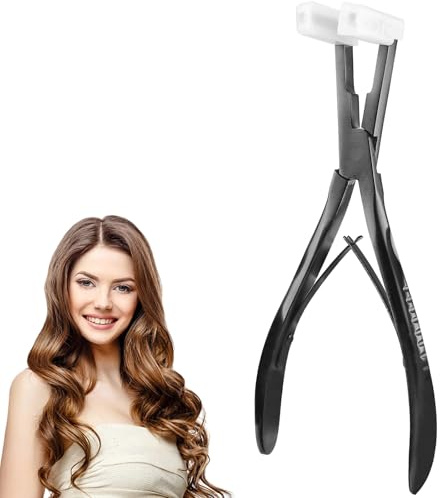 Pince pour extensions de cheveux à bande adhésive, pince à sceller les cheveux, outil de coiffure pour extensions de cheveux pour pose professionnelle en salon