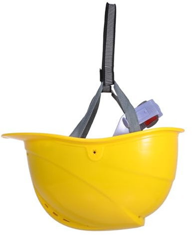 NAMOARLY Casque De Sécurité De Construction Respirant Renforcé Jaune pour Chantiers Fiable Et Ventilation Optimale