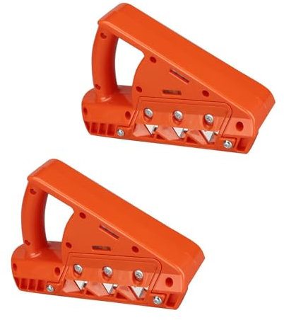 Fenteer Raboteuse D'angle pour Plaques de Plâtre, Outils de Coupe Professionnels Multifonctionnels 2 Pièces