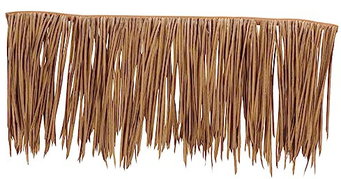 4 bolas de paja artificiales para decoración de valla de jardín, plantas Tiki, barras de frutas, escobas, mantillo, cabaña, plástico, ropa de techo falsa