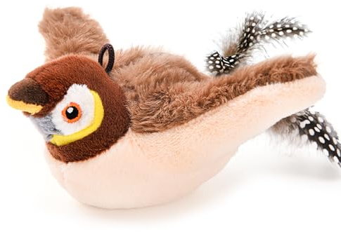 AUSCAT Jouet pour Chat Flappy Bird,Jouet interactif pour Chat électrique, Jouets à l'herbe à Chat pour Chatons d'Intérieur, pour Auto-Occupation, Rechargeable, Moineau (ne Vole Pas)