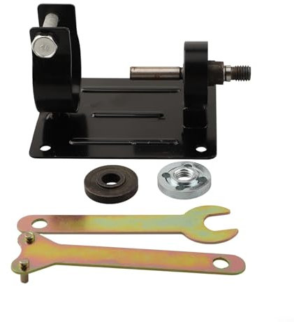 Support pour perceuse avec accessoires pour polissage efficace du métal et des solutions de coupe du bois