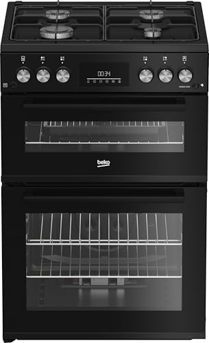 Beko 60cm Gas Cooker - Black - A Rated