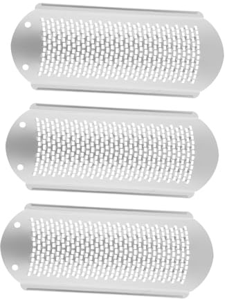 Removedor de Callos Plata 3 Piezas Acero Inoxidable para Pies | Pulidor para Piel Muerta, Diseño Ergonómico Ligero, Reutilizable y Lavable, Uso en Casa o Salón de Pedicura
