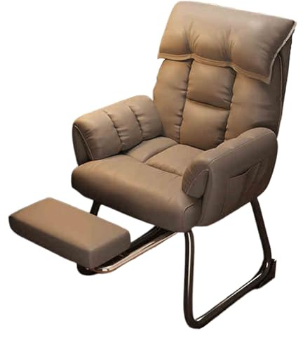 Chaiselongue-Sessel – Softpack-Design mit 5-stufiger Rückenlehnenverstellung für Wohnzimmer, Schlafzimmer, Wohnheim – Akzentstuhl für den Innenbereich