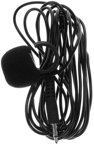 Ciieeo Lavalier Ansteckmikrofon für Musikinstrumente mit ABS Kunststoff Gehäuse und 5m Kabel Geeignet für Flöten und Aufnahmen bei Konzerten