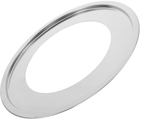 COLLBATH Edelstahl Dampfeinsatz 24cm Runder Dampfkorbring für Woks und Reiskocher Effizienter Dampfgarer für Gemüse und Teigtaschen