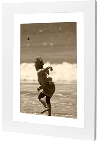 Bilderrahmen Fotorahmen 50x60 cm weiß bilderrahmen zum aufhängen MDF picture frames Farbe und 40 verschiedene Größen wählbar ohne Passepartout Rahmen Ayleen