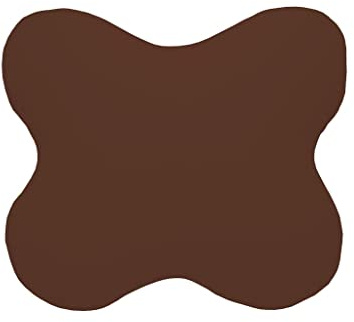 Dukal | Bezug für ACAMAR Seitenschläferkissen Nackenstützkissen | aus hochwertigem DOPPEL-Jersey | 100% Baumwolle | Farbe: braun