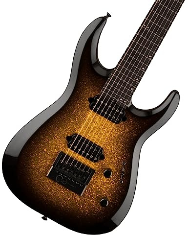 Jackson Pro Plus Dinky MDK Evertune 7 Gold Sparkle - E-Gitarre