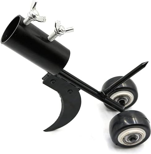Denxahao 2-in-1 Unkrautvernichter Mit Rädern Garten Unkrautschneider unkrautzieher Weed Puller Gartenwerkzeug ohne Bücken und Knien Unkrautentferner for Garten, Gehwege, Einfahrten (A)