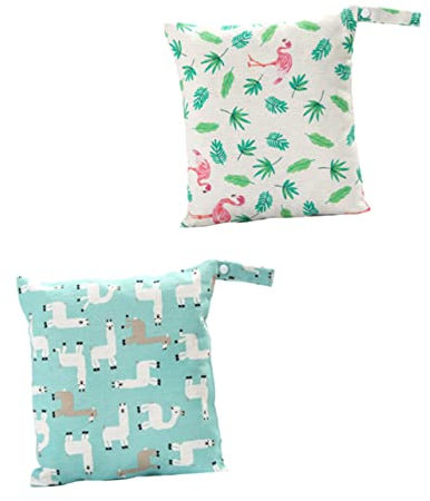 HEMOTON Tragbares Wickeltaschen-Organizer-Set 2-teilig Baby-wickeltaschen-Organizer Nass-/trockenlagerung Reisefreundlich
