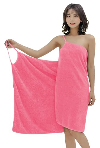SJTJSPX Asciugamano da bagno da donna, accappatoio avvolgente per spa/doccia/sauna/spiaggia/hotel/palestra asciugamano avvolgente super assorbente accappatoio sarong asciugamano doccia gonna
