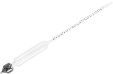 KICHOUSE Alcohol Meter 30-70 Hydrometer for Home Brewing Wine and Liquor Testing - Portable Glass Alcohol Tester with Clear Scale for Accurate Measurement