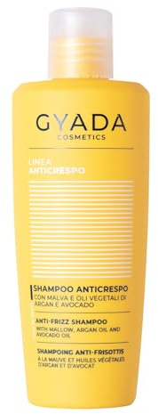 GYADA COSMETICS, Champú Anti-Frizz, para Cabellos Quebradizos y con Puntas Abiertas, 250ml