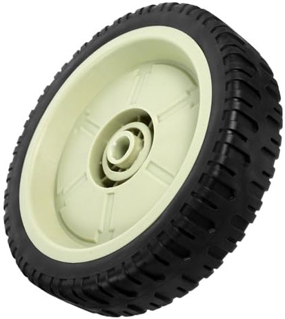 TINEASUR Ruota Ricambio Per Tosaerba Ruote Per Tosaerba in Gomma e Plastica Per Manutenzione e Riparazione Per Decespugliatore