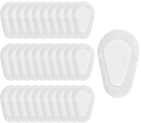 30 Pcs Eye Pads Sterile Nonwoven, Eye Patches Non-Woven Wound Dressings, Eyes Patch Self-Adhesive, for Adults Student Relieve Fatigue