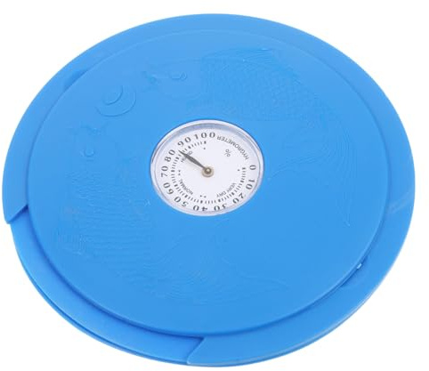 UPKOCH Acoustic Guitar Humidifier with Hygrometer Sound Hole Humidity Control Kit for Folk Guitar Maintenance Prevents Cracking and Shrinking Blue Instrument Care Accessory for Men