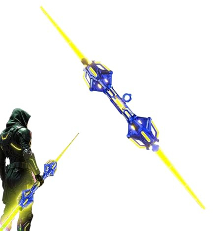 Générique Barnsvärd - fingertå roterande cosplay-tillbehör | jul RGB LED-utklädningssabel | för flickor pojkar utomhus spel inomhus födelsedagsfest jul