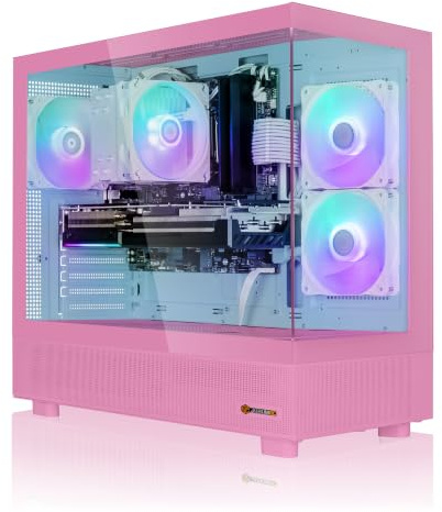 Aurum Pink PC Gamer Fixe Intel Core Ultra 7 265KF • GeForce RTX5080 16Go • 32Go DDR5 • 1000Go M.2 SSD • Windows 11 • WiFi • Refroidissement par Eau • Unité Centrale Ordinateur de Bureau