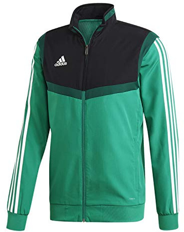 adidas Herr Tiro19 Pre Jkt sportjacka djärv grön/vit XXL