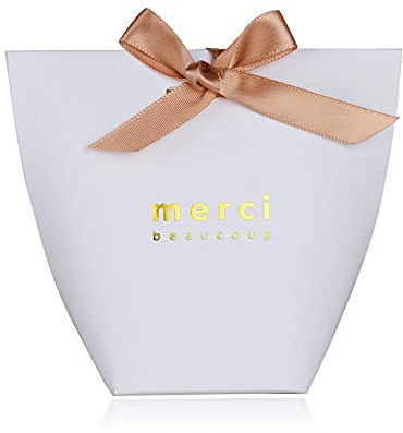 SERWOO (5.7*5.7*10cm) 50 Stück Gastgeschenk Box Geschenkbox Pralinenschachtel für Hochzeit, Geburtstag, Taufe, Party, Weihnachten Süßigkeiten Bonboniere
