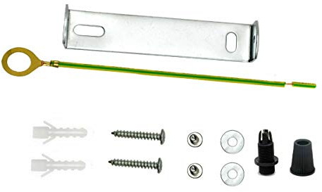 LEDSone 95mm Apparecchio di illuminazione Piastra a Soffitto Staffa Montaggio Soffitto Rosone Strap Staffa di Montaggio Piastra a Soffitto con Accessori per Casa Ufficio Lampadario Base Lampada