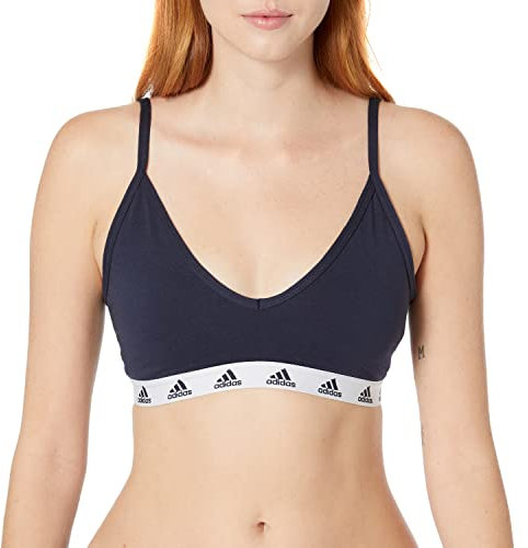 adidas Damen Purebare Light Support BH, Tinte, E/L
