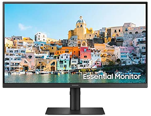 Samsung LS27A400UJUX de 27 - Monitor de 27FullHD (1920x1080, 16:9, IPS, USB tipo-C con carga de 65W, Panel IPS, AMD FreeSync, 75 Hz, Eco Saving, Diseño Ergonómico), Negro