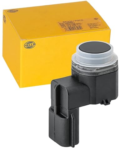 HELLA 6Px 358 141-751 Capteur, Aide Au Stationnement - 3Pôle - Inséré - Revernissable - Avec Bague De Fixation