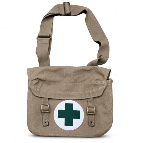 Sac à bandoulière en toile de l'armée britannique Kaki, kaki, M