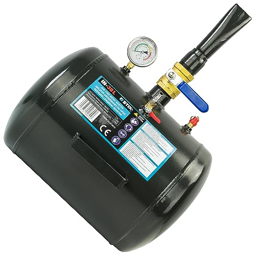 Reifenfüllkanone IN-38L - 38L Reifenbooster, Druckluft Reifenfüller für PKW und LKW, Luftkanone mit Manometer und Sicherheitsventil