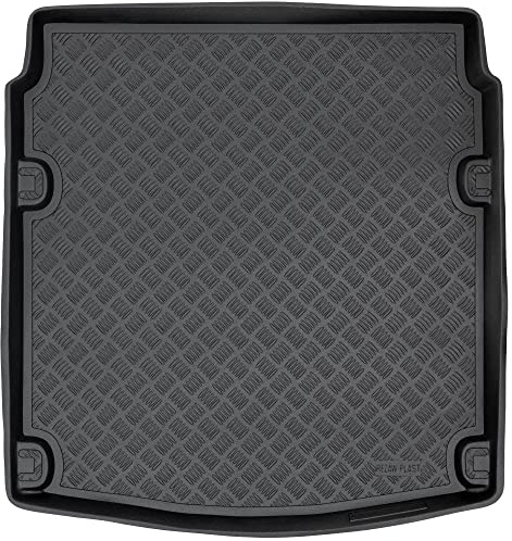 SMK Tapetes de PE para Maletero apata para Audi A5 I 2007-2016 Mejore la Comodidad de su Viaje con la Resistente Alfombrilla para el Maletero del Coche, Que Protege contra la Suciedad y el Polvo.