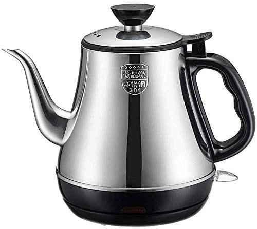 Olla para cocinar, Hervidor eléctrico (), Hervidor Agua Acero Inoxidable 304 0,8 l para Pared, Cafetera, Tetera, Apagado automático y protección contra hervido en seco, Inalámbrico