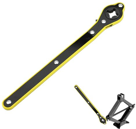 Chiave a cricchetto Jack, Chiave a cricchetto Jack per auto | Strumento manuale per chiave a cricchetto Jack,Chiave di sollevamento per martinetto per pneumatici a risparmio di manodopera, strumento d
