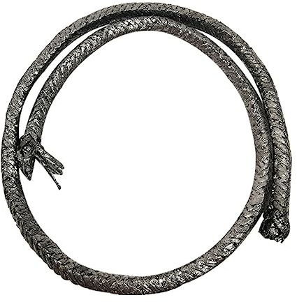 GAOzhenq Corda di Guarnizione in Grafite Flessibile espansa, 5M, Quadrata, 12X12Mm, Alta Temperatura