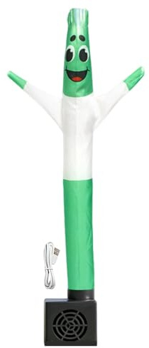 MERIGLARE Air Dancer Aufblasbarer Wackelmann Mini Desktop Tube Guy mit Gebläse Lustige Tanzpuppe für Schreibtisch Party Werbung Geschenk, Menschen