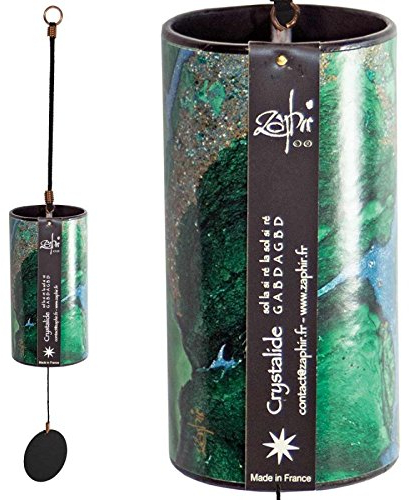 Zaphir Crystalide Klangspiel Frühling spring G - A - B - D - A - G - B – D Windspiel Metall Klangstäbe hochwertig präzise Handwerkskunst aus Frankreich Musik Klang Percussion Weltmusik