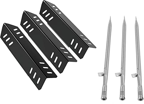 17.7 Grill Burners Tube Replacement for Pit Boss Memphis Ultimate 4 In 1 Combo Smoker Grill, Stainless Gas Grill Burner Tube Kit-3 Pcs