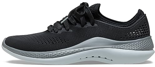 Crocs kvinnors Literide 360 Pacer Sneaker, Svart skiffer grå, 34/35 EU