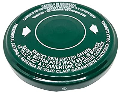 CG94 - Tappi Clic Clac per Vasetti e Barattoli in Vetro | Conservazione Ermetica e Sicura | Resistenti, Riutilizzabili | Adatti per Alimenti, Verde, Vetro, Ø 63mm, Confezione da 100