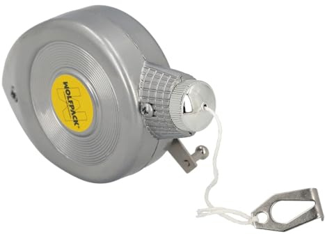 Tire-ligne en aluminium avec corde 30 mètres, craie, ligne de chantier, corde de tracé.