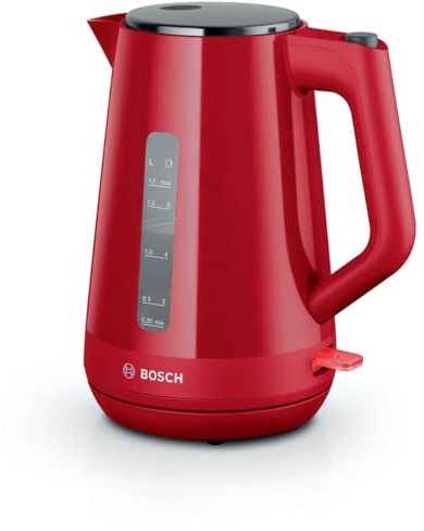 BOSCH Bollitore TWK1M124 Rosso Plastica 2400 W 1,7 L