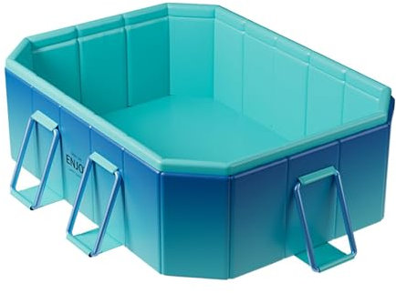 Piscina Plegable - Piscina Infantil Plegable | Piscina Infantil Piscinas, Amplio Plato de Ducha para Gatos, Piscina para Perros no Hinchable, Plegable, bañera portátil para niños y Adultos