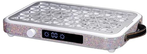 Vituord Colector De Polvo para Uñas, Potente Ventilador Extractor De Vacío con Filtro Reutilizable, Ajuste De 10 Velocidades, Máquina De Succión De Polvo para Esmalte De Uñas De Gel Acrílico
