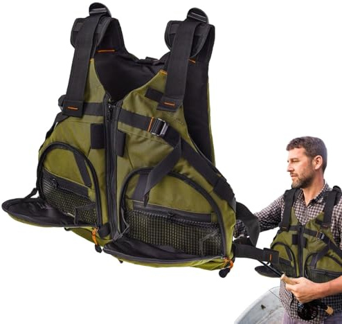 Gilet per kayak, gilet da snorkeling, giacche di aiuto al galleggiamento per le immersioni - giubbotto di salvataggio da donna con molteplici tasche, gilet impermeabile per la navigazione da donna,