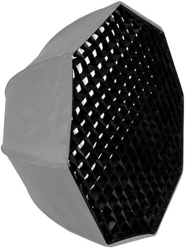 INVINEEX Honeycomb Grid for 120cm / 47 Octagonal Softbox - Portable Light Control Grid Compatible (K120, Black, Grid Only)